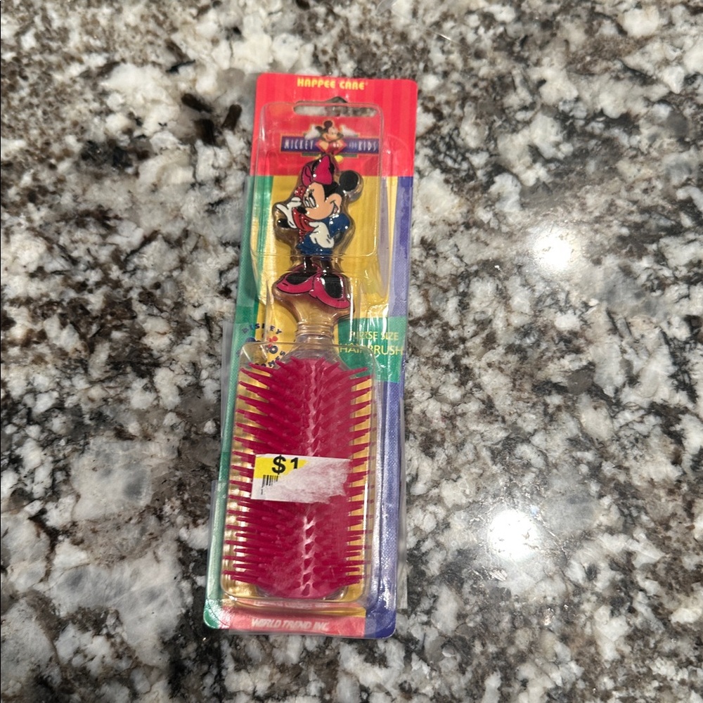 Mickey Mouse vintage pocket brush Disney Happee Care hair brush detangle
